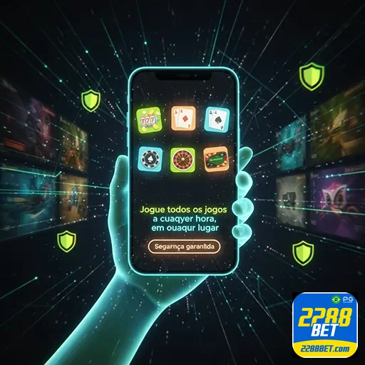 Jogador aproveitando jogos de cassino online em celular