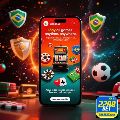 Imagem promocional do 2288bet, destacando a interface do aplicativo 2288bet para apostas e jogos online.