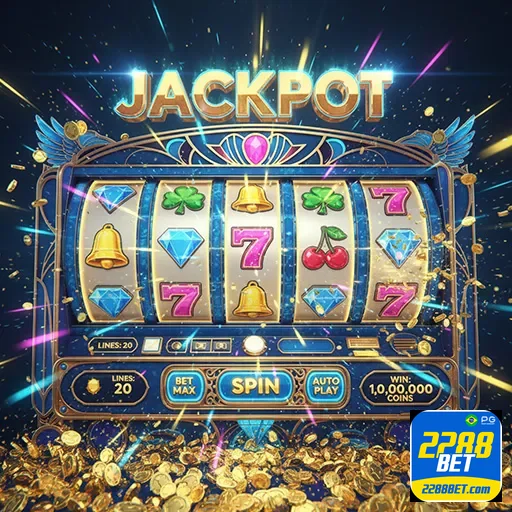 Imagem de caça-níqueis no site 2288bet, com foco em jogos de slots online emocionantes.